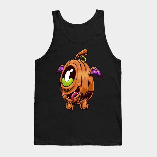 Monster Pumpkin Tank Top by TSLH_Artlab